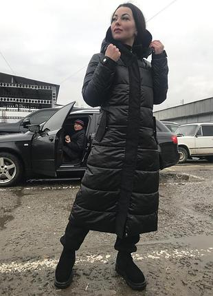 Куртка зимняя удлинённая