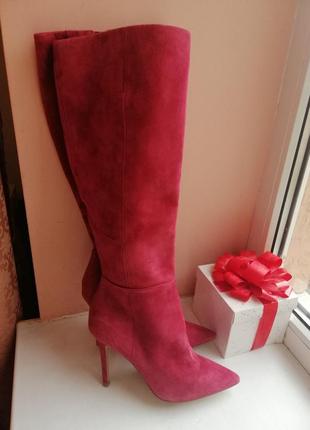 Сапоги замша 38р aldo