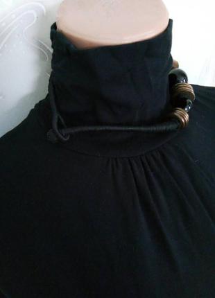 Черные бусы италия,колье,ожерелье,подвеска.3 фото