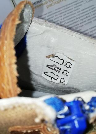 Ботинки, хайтопы из натуральной кожи и текстиля jbc, р. 29 (19.0 см)8 фото