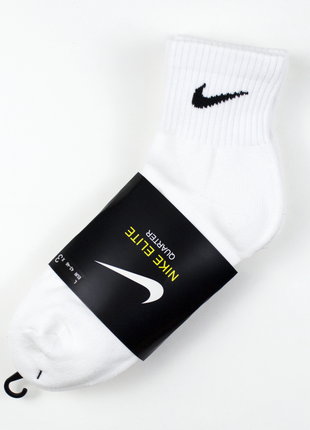 Средние носки nike elite quarter с махровой стопой