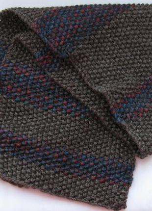 Чоловічий вовняний шарф кашні