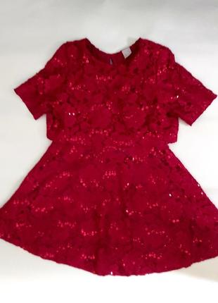 Нарядное платье с поедками