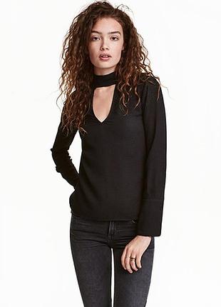 Креповая блуза h&m 0430483001