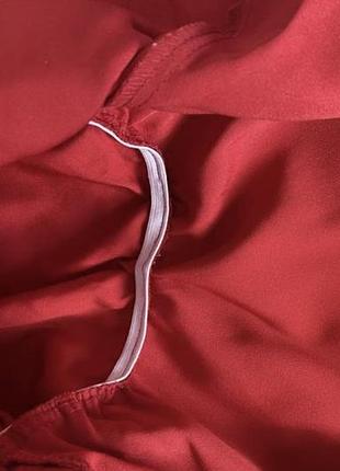 Красное платье для девочки с плотным ажуром 2