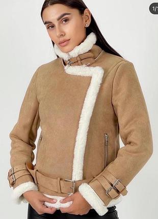 Дубленка из эко-замши