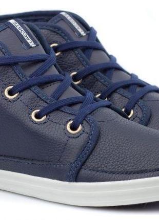 Жіночі, шкіряні, демісезонні черевички *lacoste*