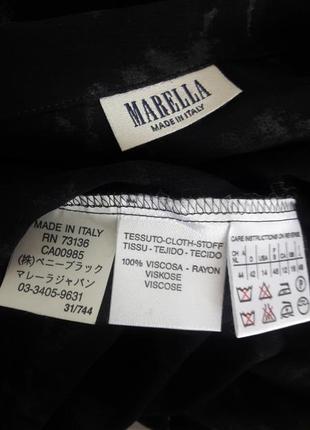 Изысканная полупрозрачная блуза от marella, max mara, 38/408 фото