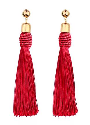 Стильні модні трендові вечірні сережки пензлики стильні трендові вечірні сережки пензлика вінтаж стиль бохо