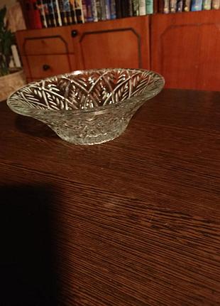 Салатник хрустальный