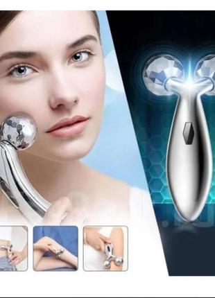 💜підтягуючий-масажер для обличчя і тіла 3d massager.💜оригінал.💜6 фото