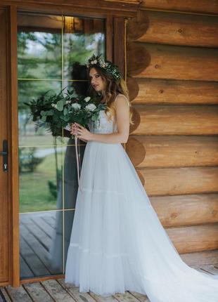 Платье свадебное в стиле бохо3 фото