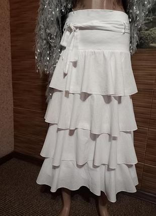 Шикарна багатошарова спідниця shadows італія