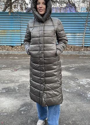 Тёплый пуховик/пальто