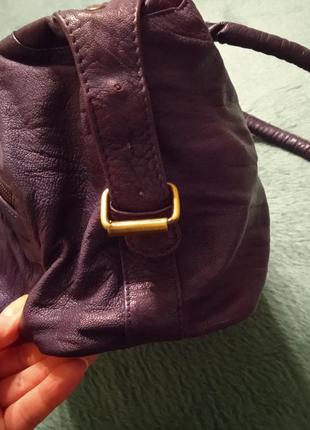 Красивая удобная сумка модного цвета из натуральной кожи выделки "washed"  ,topshop5 фото
