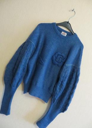 Итальянский свитер "bleyle" (р.s) 50%, мохера1 фото