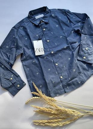 Дитяча сорочка на хлопчика zara на хлопчика 8-10 років