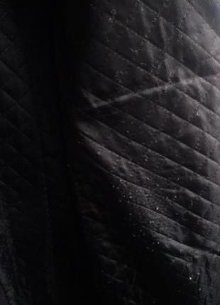 Чёрное кашемировое пальто5 фото