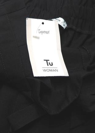 Зауженные штаны брюки дудочки высокая талия с защипами и поясом от tu4 фото