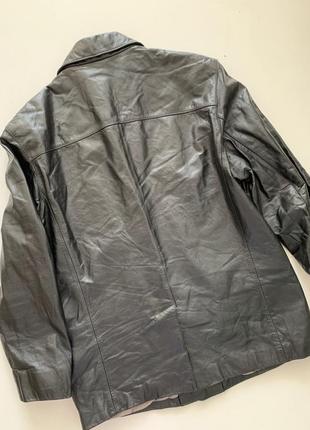 Кожаная курточка пиджак италия rockn blue3 фото