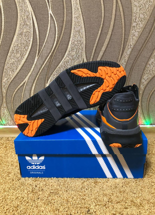 Adidas niteball 41-45 мужские кроссовки black\orange рефлектив адидас7 фото