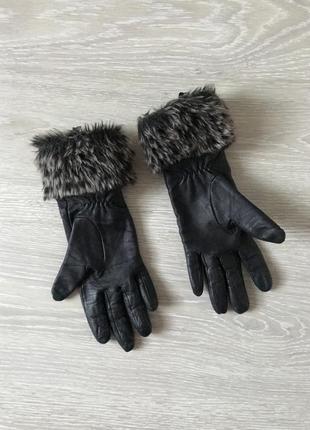 Рукавички шкіряні