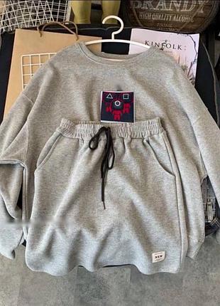 Костюм (худи+юбка)