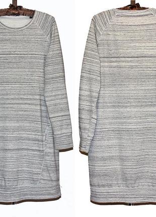 Трикотажное платье-туника с карманами tcm tchibo для дома3 фото