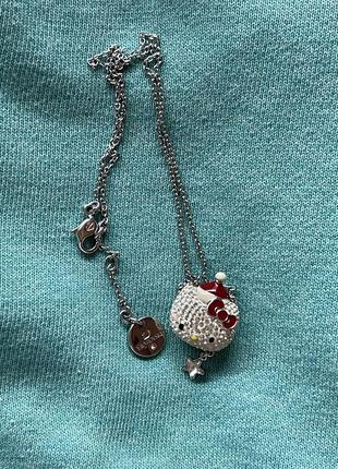 Кулон подвеска swarovski hello kitty3 фото