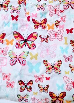 Victoria's secret pink butterflies cotton relaxed pants домашние штанишки /1871/2 фото