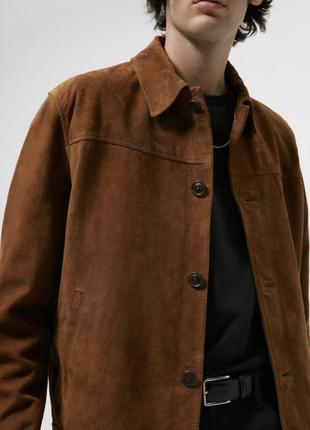 Куртка кожаная zara