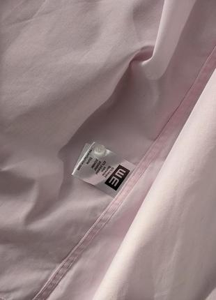 Сорочка чоловіча рубашка we однотонная нежно розовая с коротким рукавом9 фото
