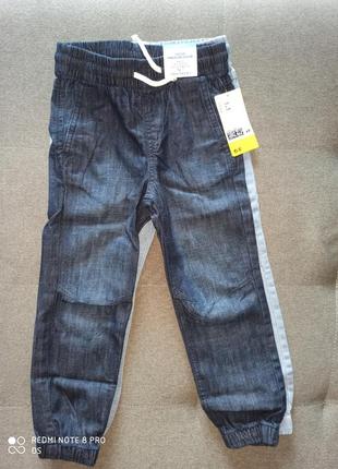 Джинсы джинсы джинсовые джогерсы хм hm на 5-6, 6-7 лет3 фото