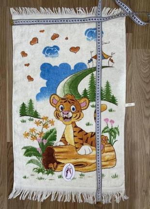 Махровое полотенце с тигром колосо2 фото