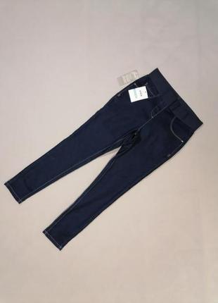 Новые базовые джинсы скинни на резинке высокая посадка нові базові джинси скінні на гумці висока3 фото