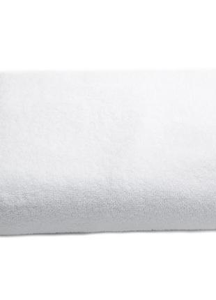 Махровое полотенце 100х150 белое 500 г/м2 узбекистан1 фото