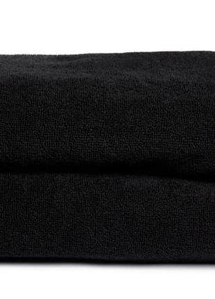 Комплект махрових рушників 50х90 70х140 black узбекистан