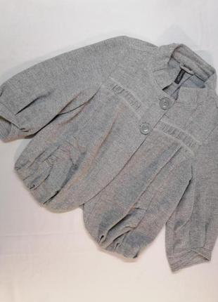 Пиджак жакет шерсть вовняний піджак вовна1 фото