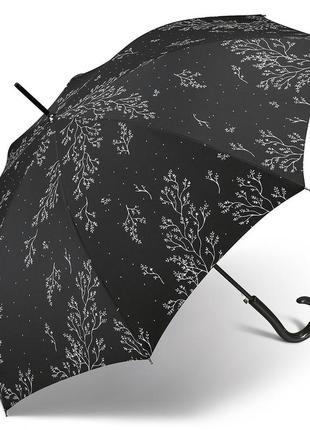 Зонт трость прованс черный pierre cardin ( автомат/полуавтомат ) арт. 82614