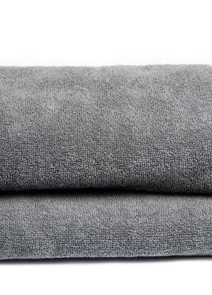 Комплект махровых полотенец 50х90 70х140 grey узбекистан