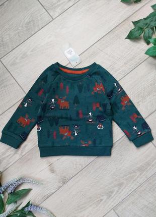 Кофта primark на флісі утеплена светр светр утеплений новорічна