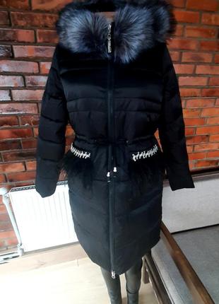 ❄️шикарная женская куртка/пальто snow and passion ❄️зима❄️3 фото