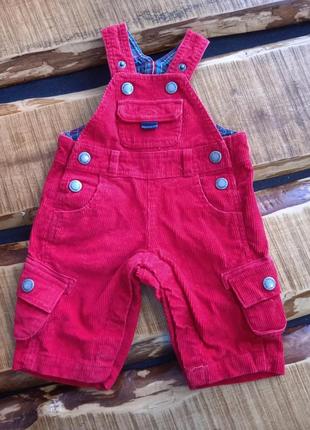 Вельветовий напівкомбінезон