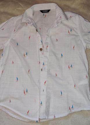 Стильная рубашка для мальчика 4-5 лет