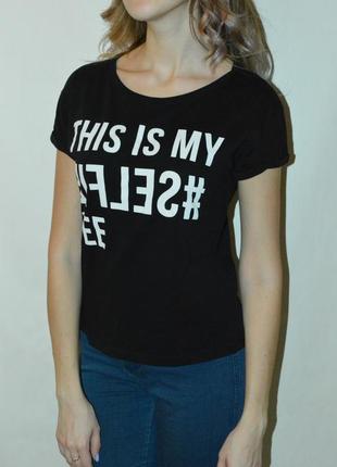 Трендовая футболка с надписями от new look