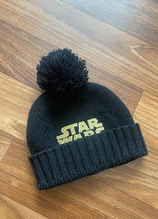 Черная шапка star wars