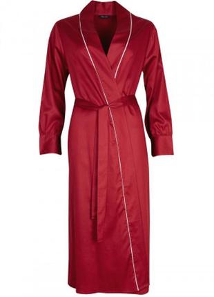Красный длинный халат fable&eve marylebone 1608 2