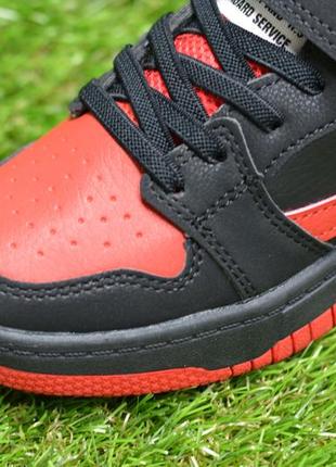 Дитячі кросівки jong golf black rad чорний червоний р32-344 фото