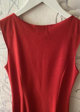 Червона сукня з накидкою s-m2 фото
