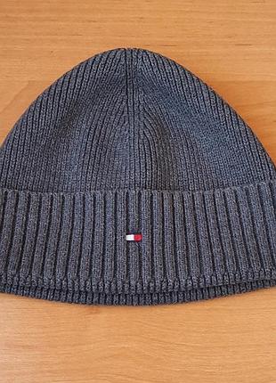 Сіра шапка tommy hilfiger